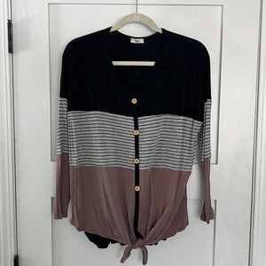 Lightweight Tie-Waist Top